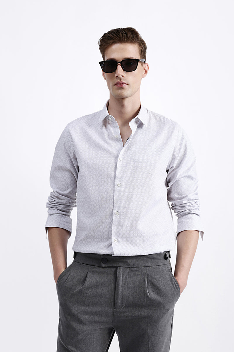 FULL SLEEVES JACQUARD SHIRT