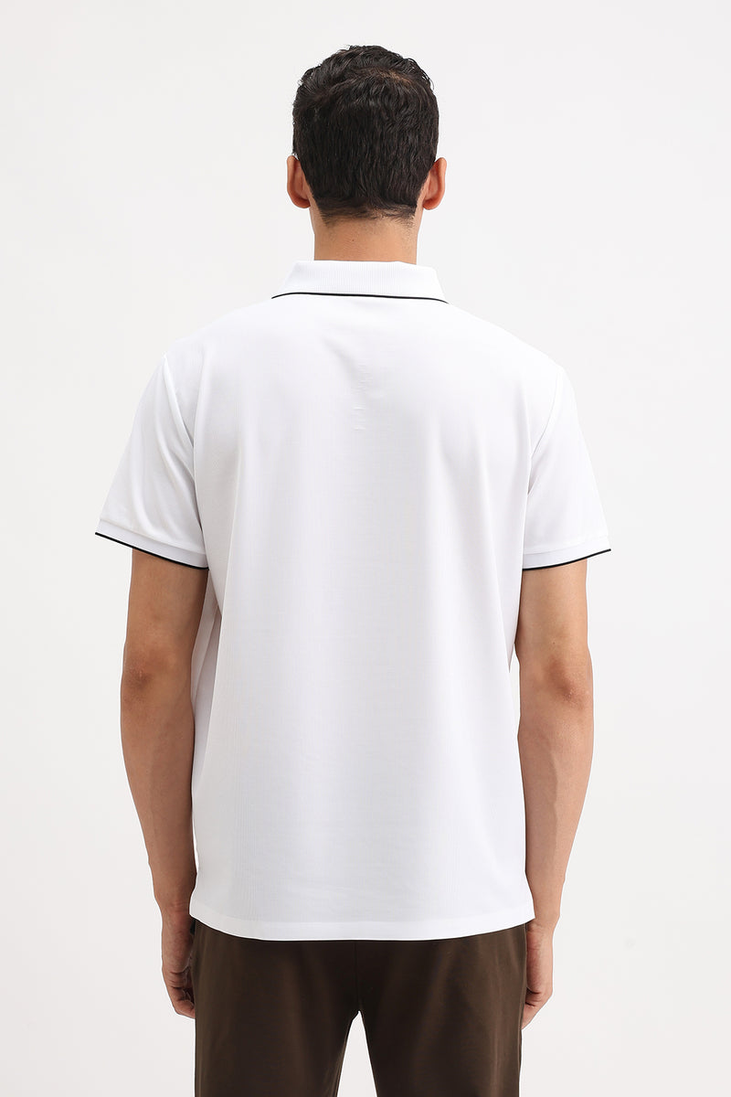 ZIPPER POLO T-SHIRT