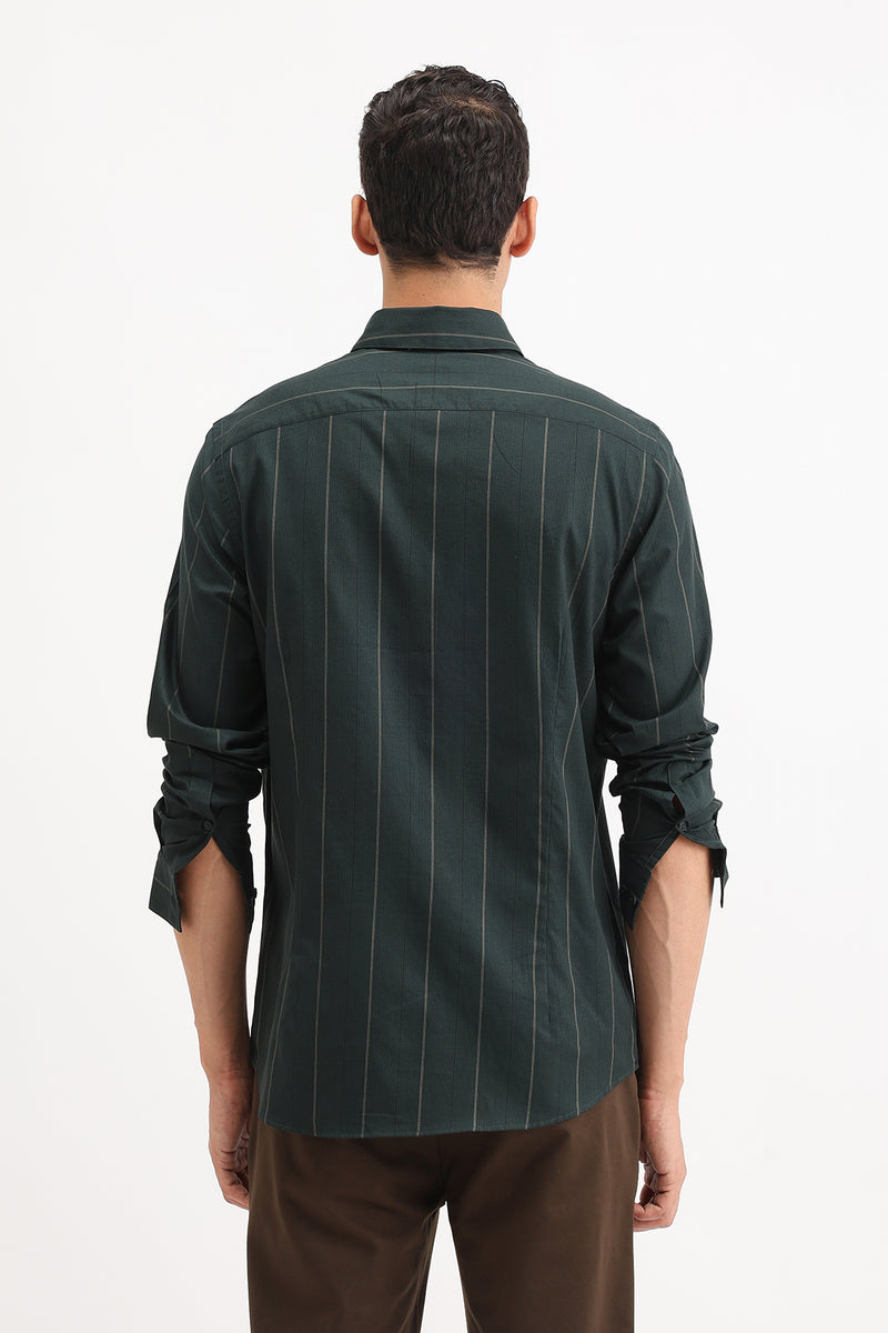 STRIPED SLIM FIT SHIRT