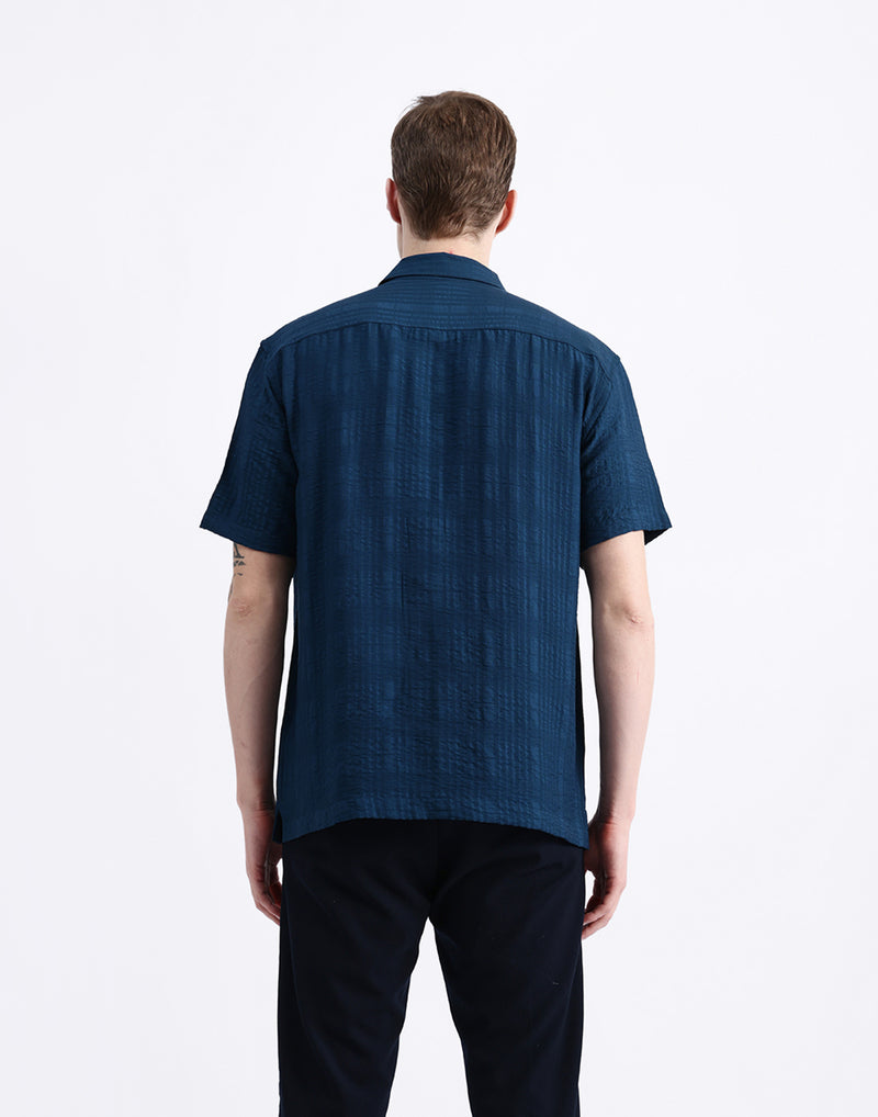 HALF SLEEVES TEXURED SHIRT