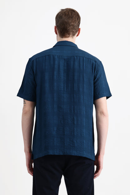 HALF SLEEVES TEXURED SHIRT