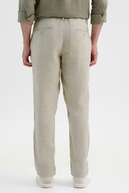 SAGE GREEN LINEN TROUSER