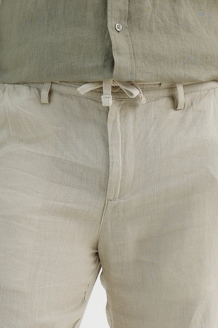SAGE GREEN LINEN TROUSER