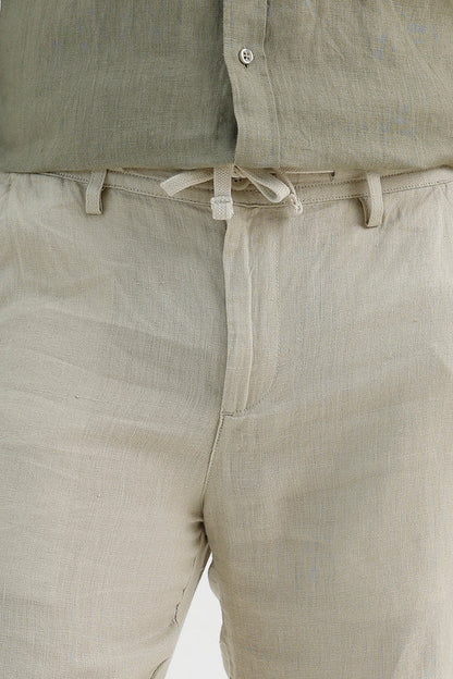 SAGE GREEN LINEN TROUSER