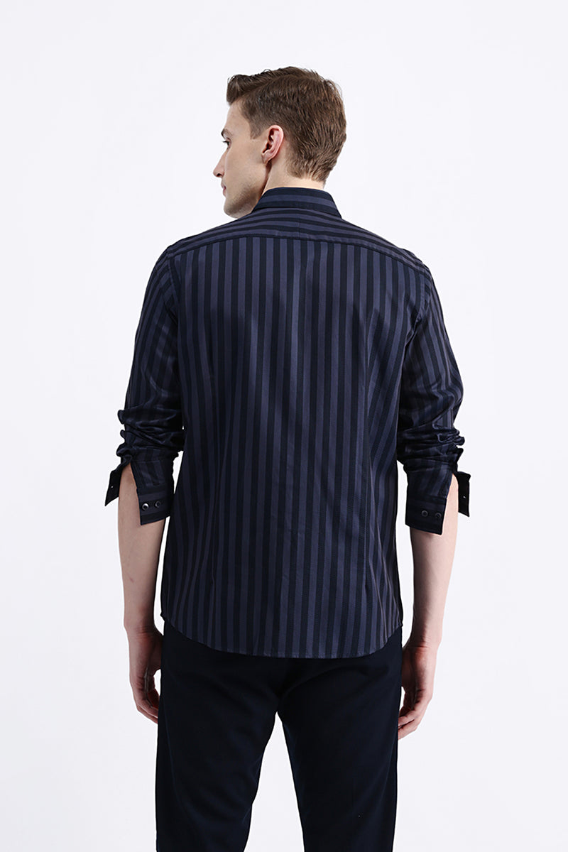 FULL SLEEVES STRIPED SHIRT