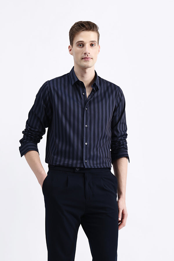 FULL SLEEVES STRIPED SHIRT