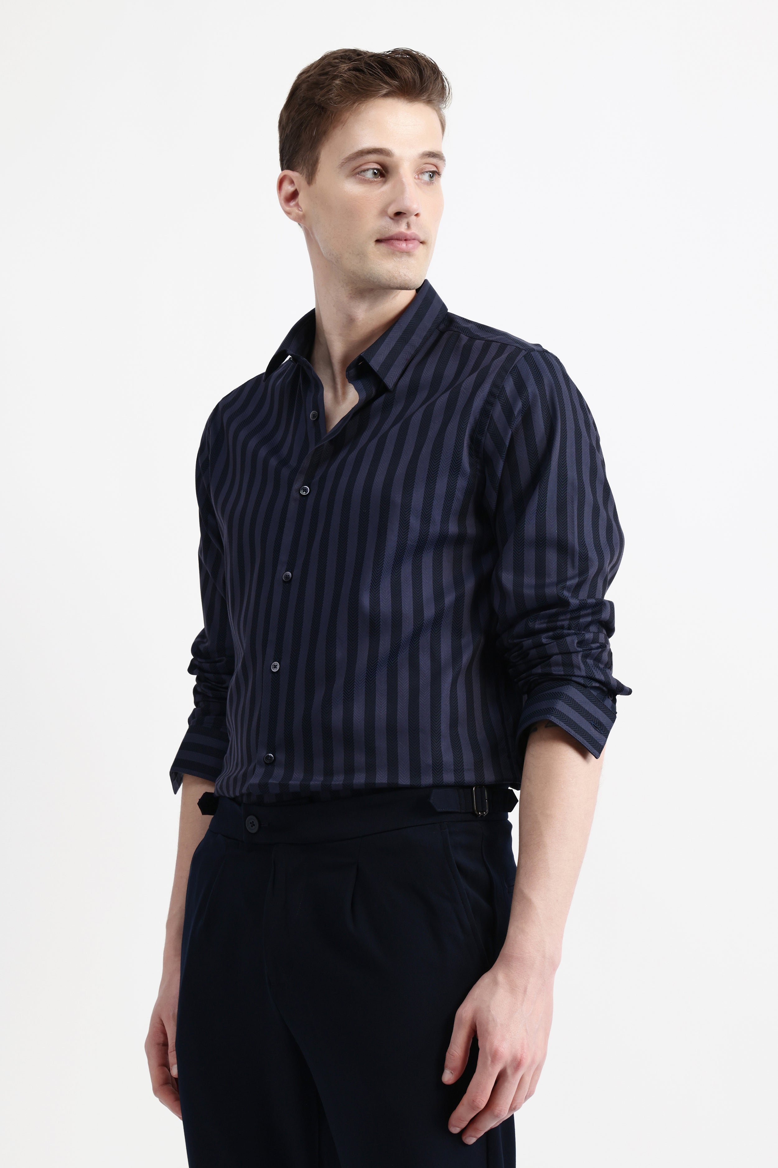 FULL SLEEVES STRIPED SHIRT