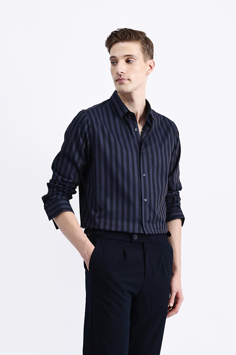 FULL SLEEVES STRIPED SHIRT
