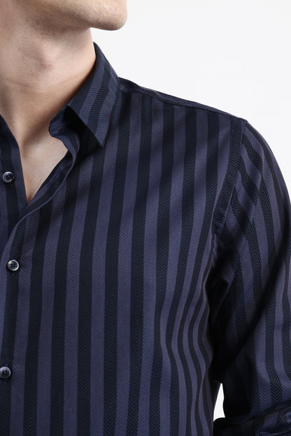 FULL SLEEVES STRIPED SHIRT