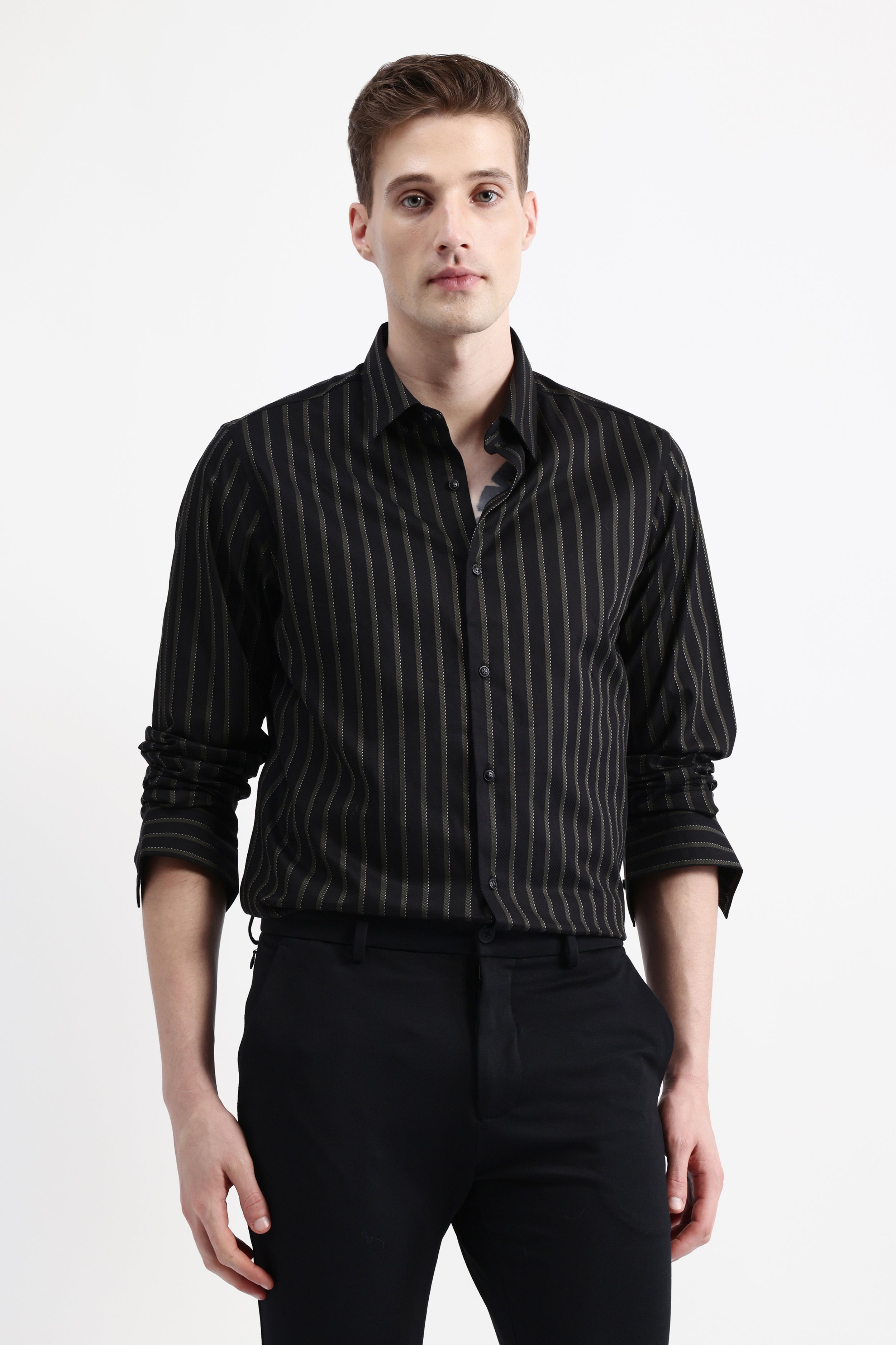 FULL SLEEVES STRIPED SHIRT