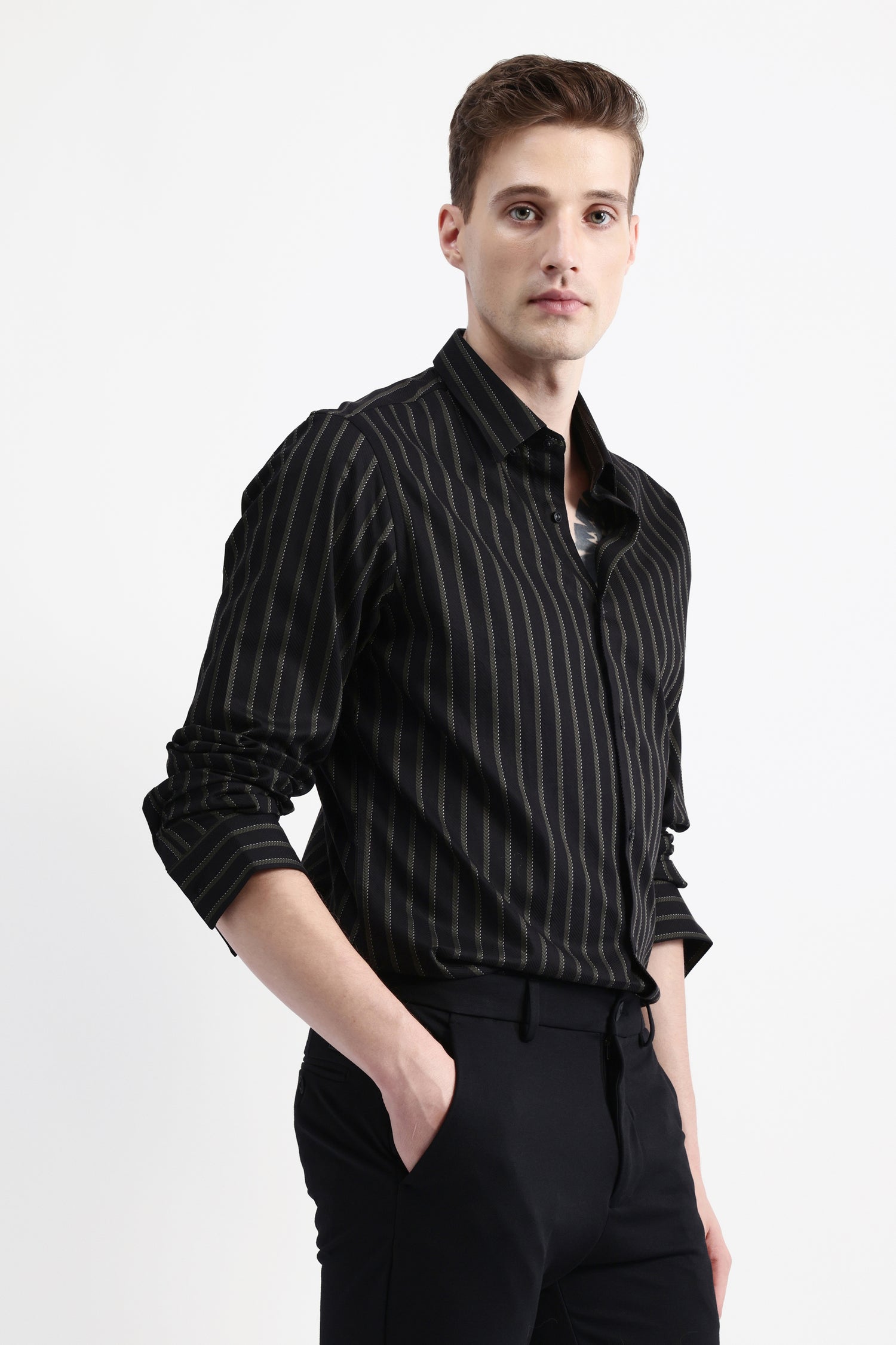 FULL SLEEVES STRIPED SHIRT