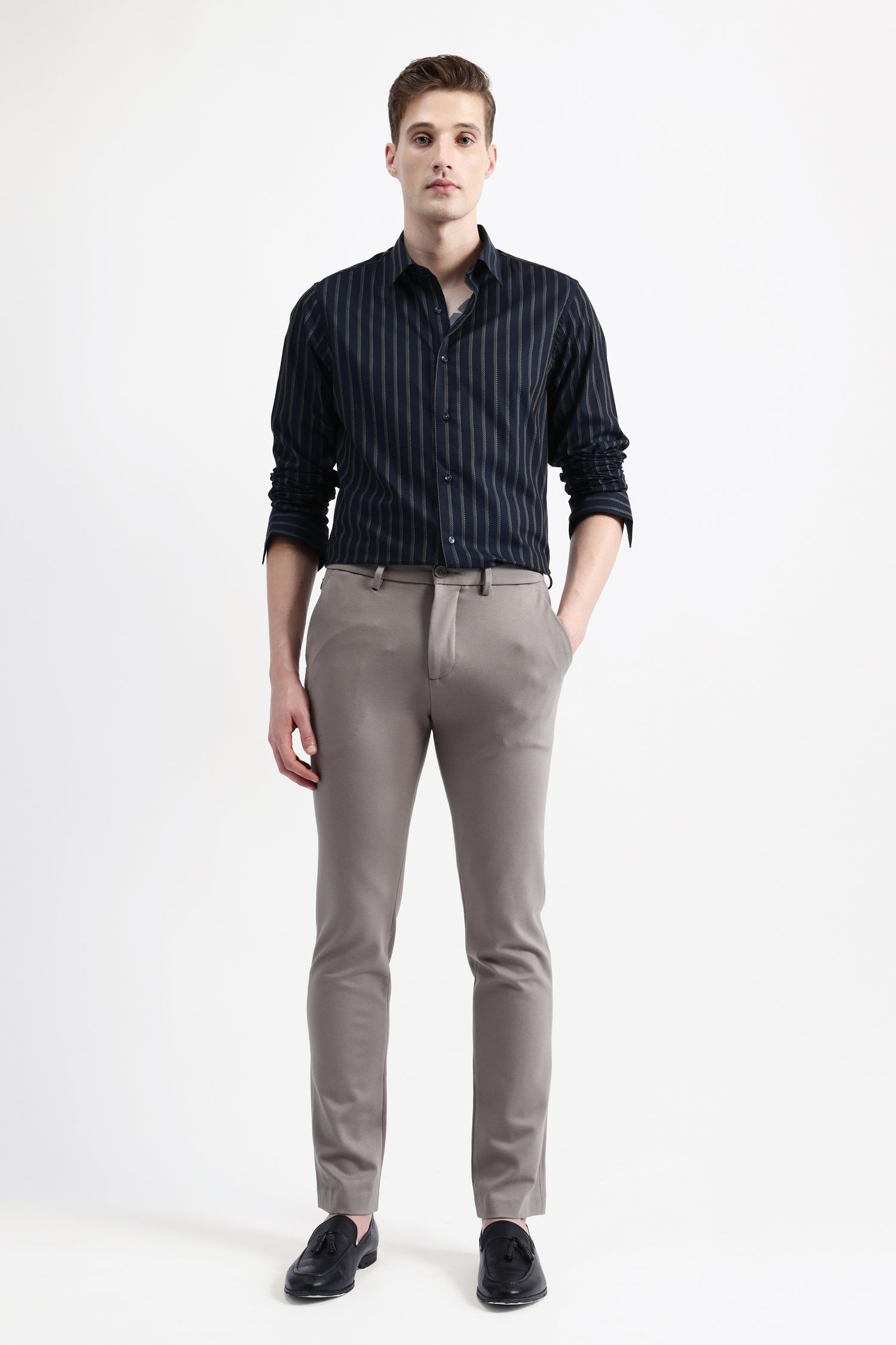 FULL SLEEVES STRIPED SHIRT