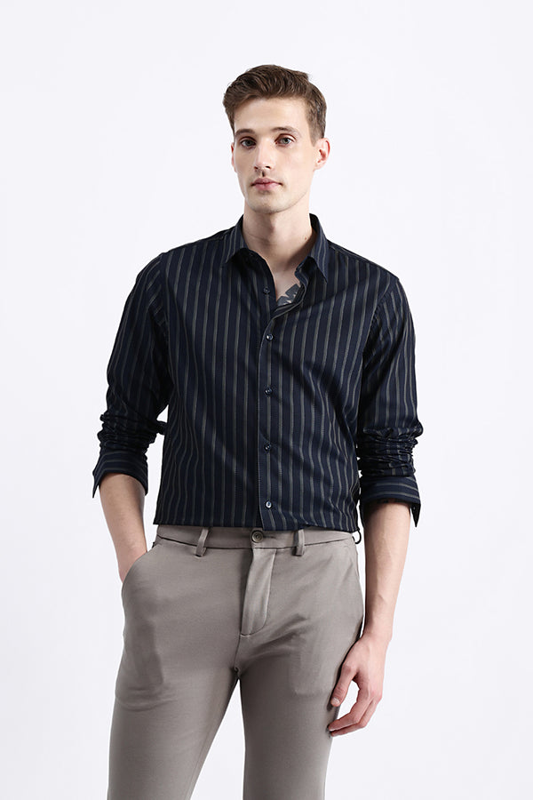 FULL SLEEVES STRIPED SHIRT