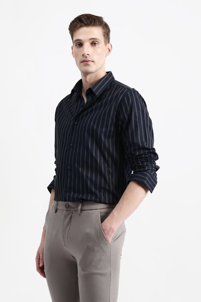 FULL SLEEVES STRIPED SHIRT