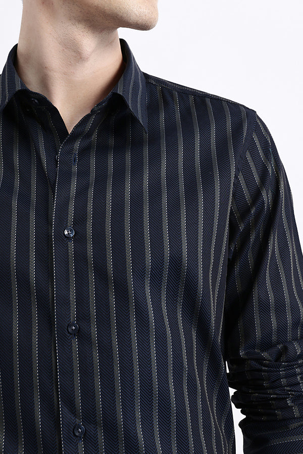 FULL SLEEVES STRIPED SHIRT