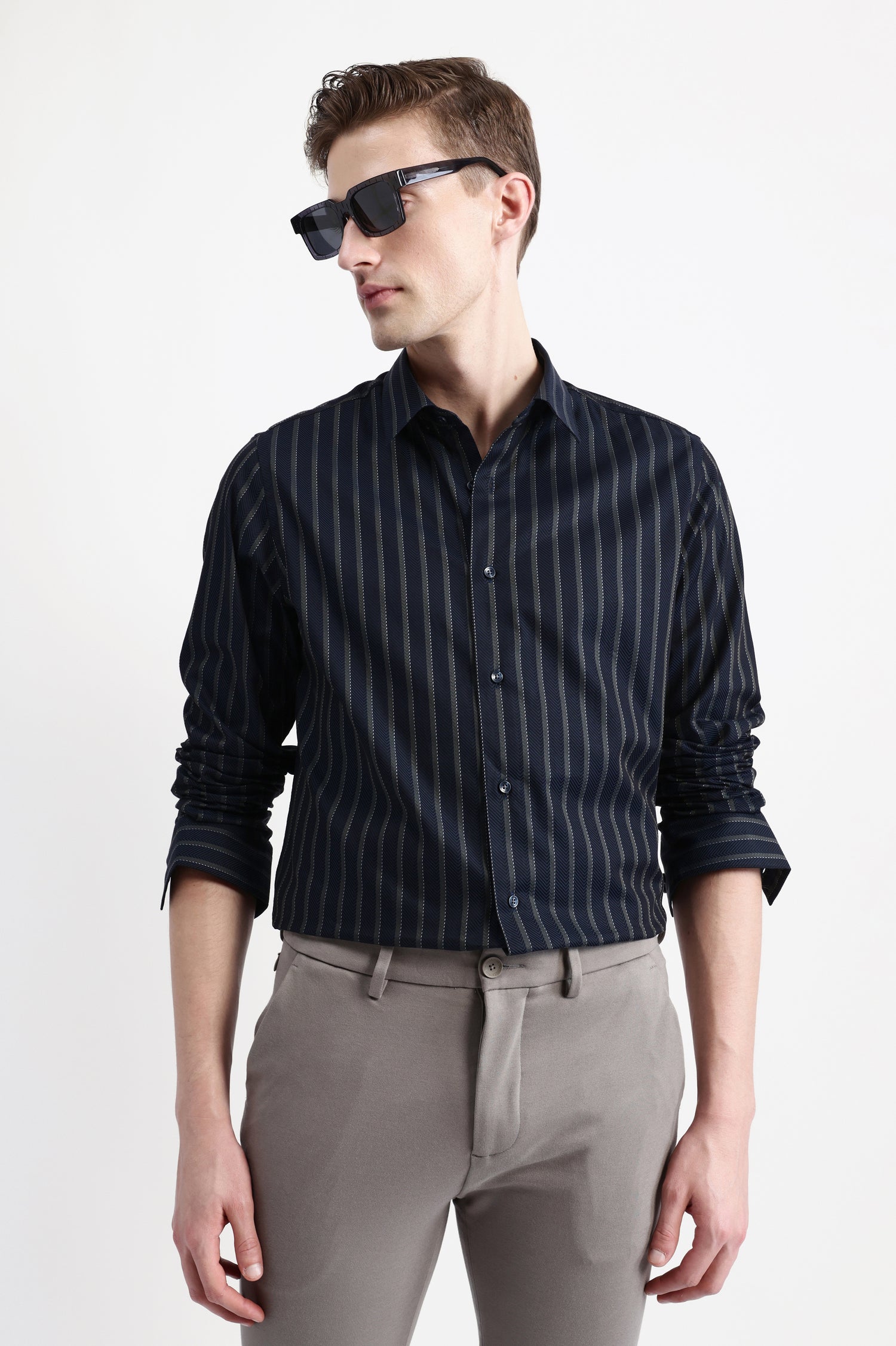 FULL SLEEVES STRIPED SHIRT