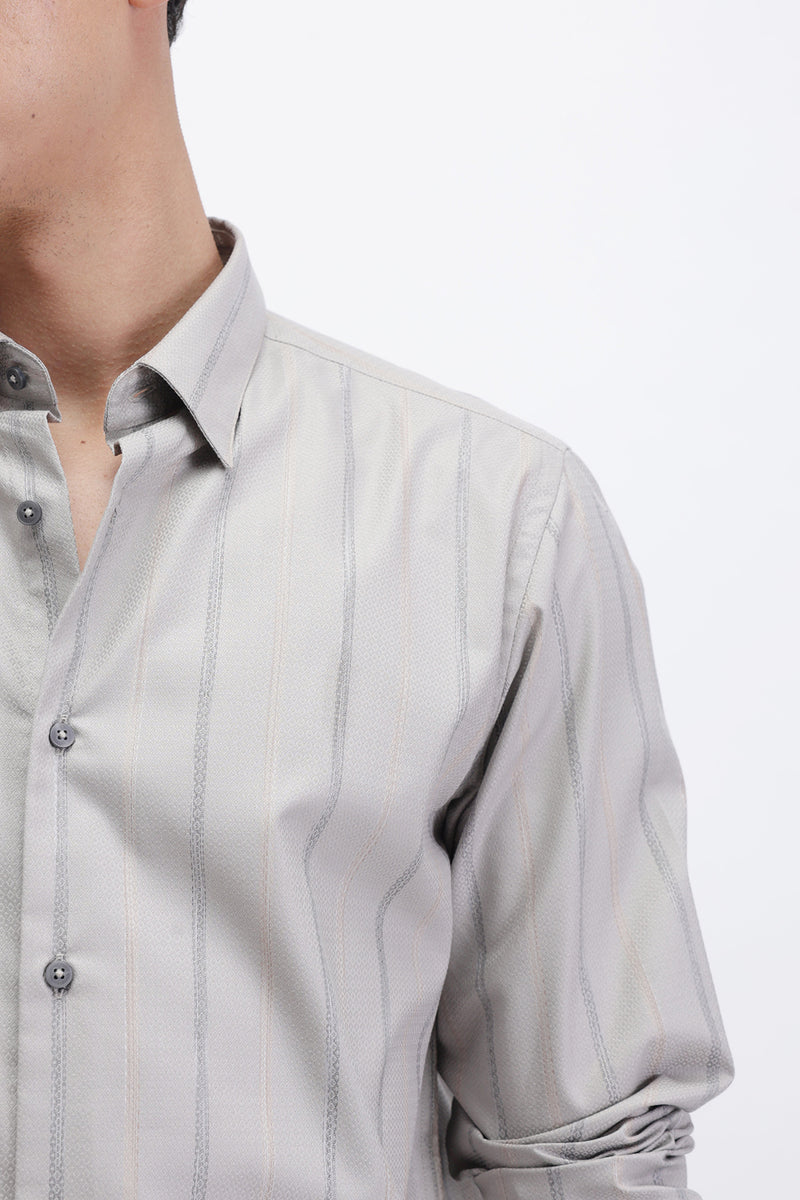 SLIM FIT STRIPED SHIRT