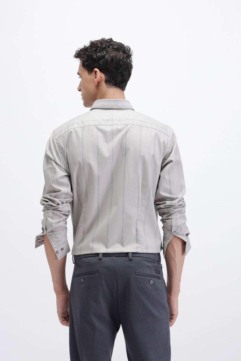 SLIM FIT STRIPED SHIRT