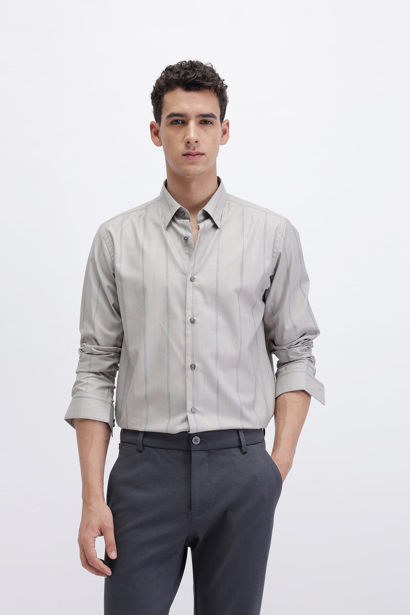 SLIM FIT STRIPED SHIRT