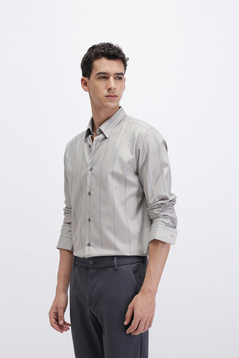 SLIM FIT STRIPED SHIRT