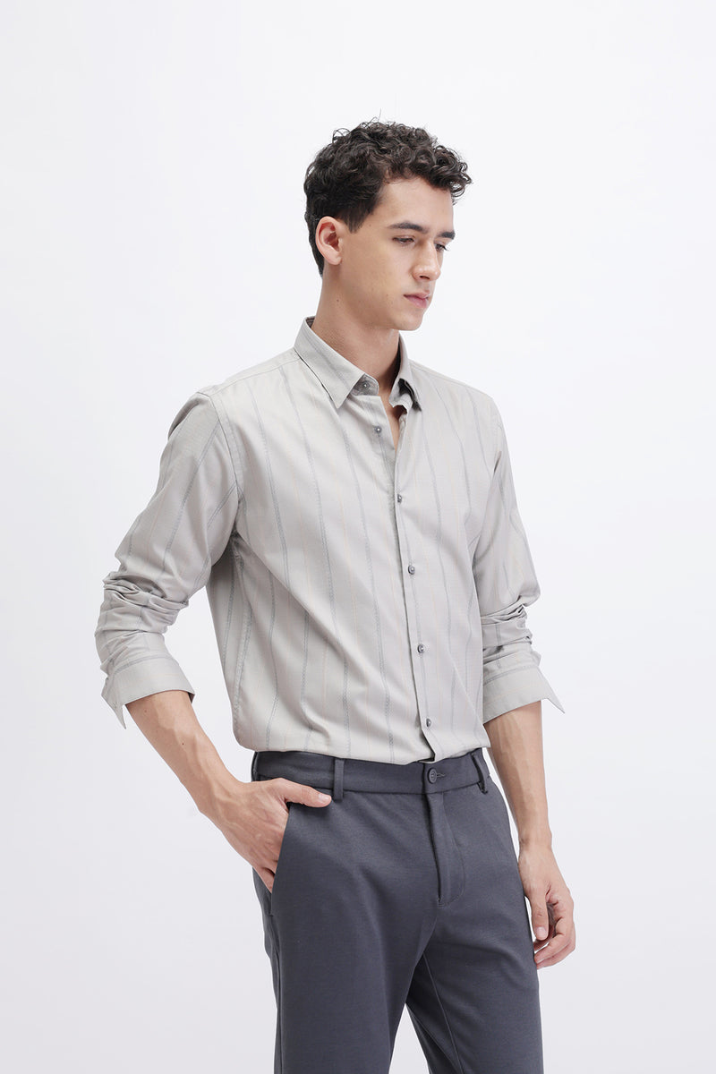 SLIM FIT STRIPED SHIRT