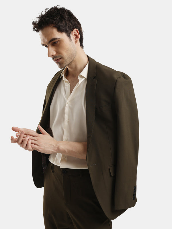 PLAIN DOBBY MAESTRO PALE YELLOW SHIRT