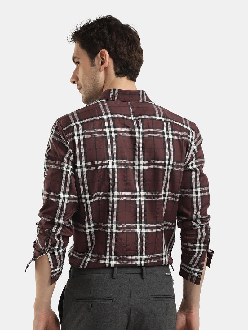 CHECKED SLIM FIT SHIRT