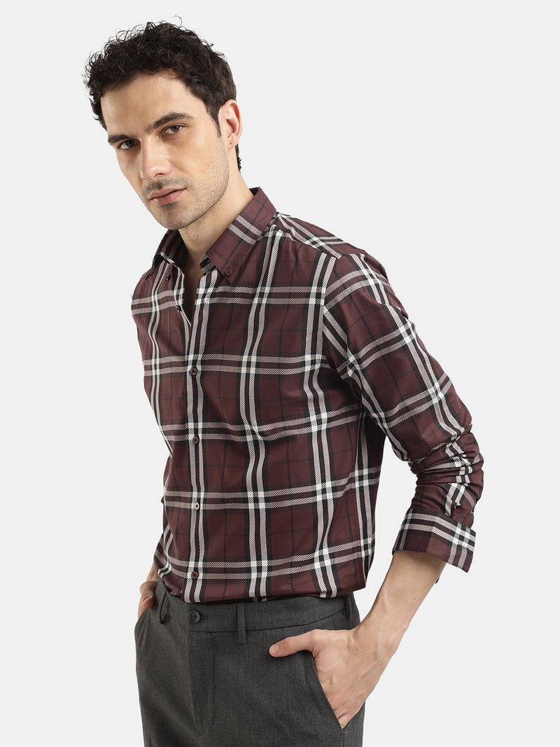 CHECKED SLIM FIT SHIRT