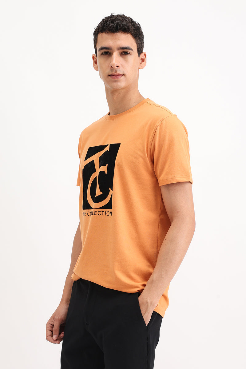 VELVET PRINT T-SHIRT