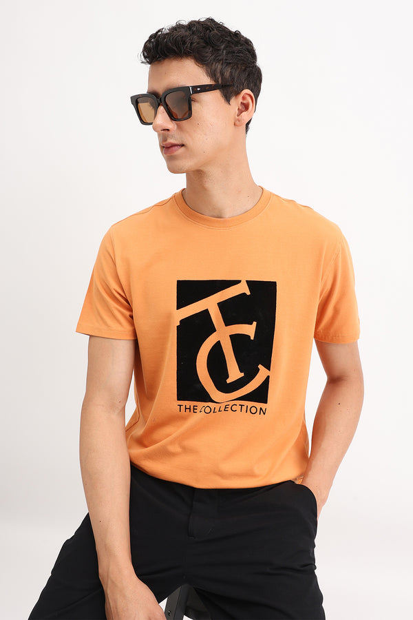 VELVET PRINT T-SHIRT