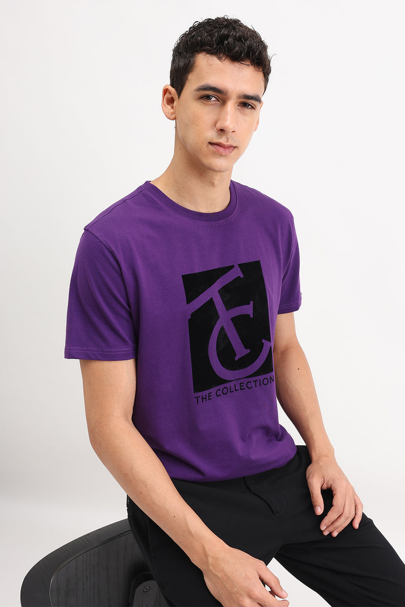 VELVET PRINT T-SHIRT