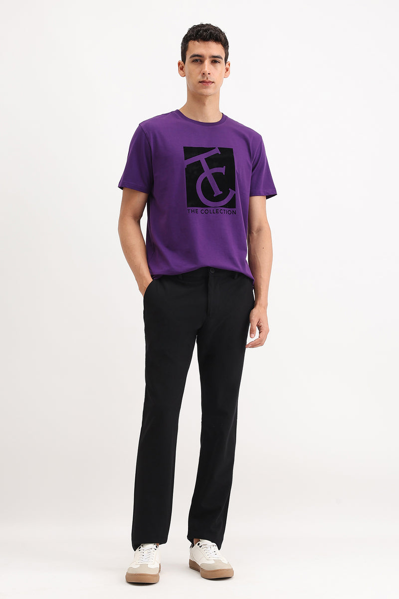 VELVET PRINT T-SHIRT