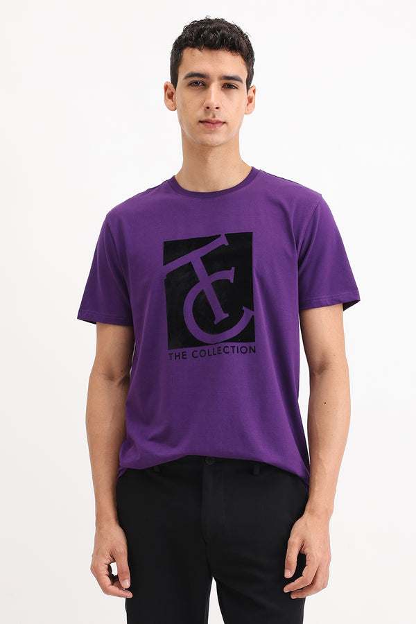 VELVET PRINT T-SHIRT