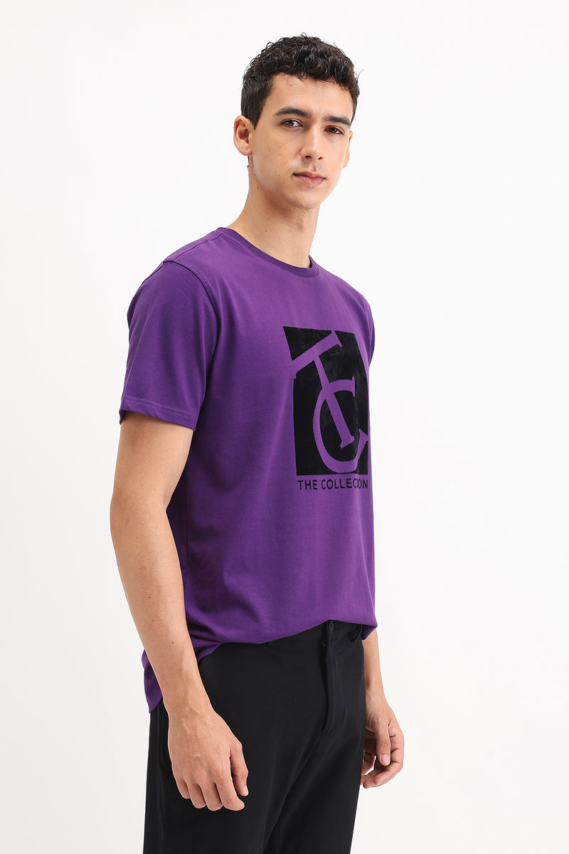 VELVET PRINT T-SHIRT