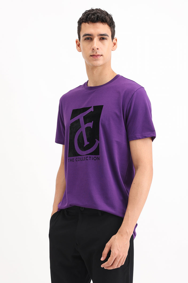 VELVET PRINT T-SHIRT