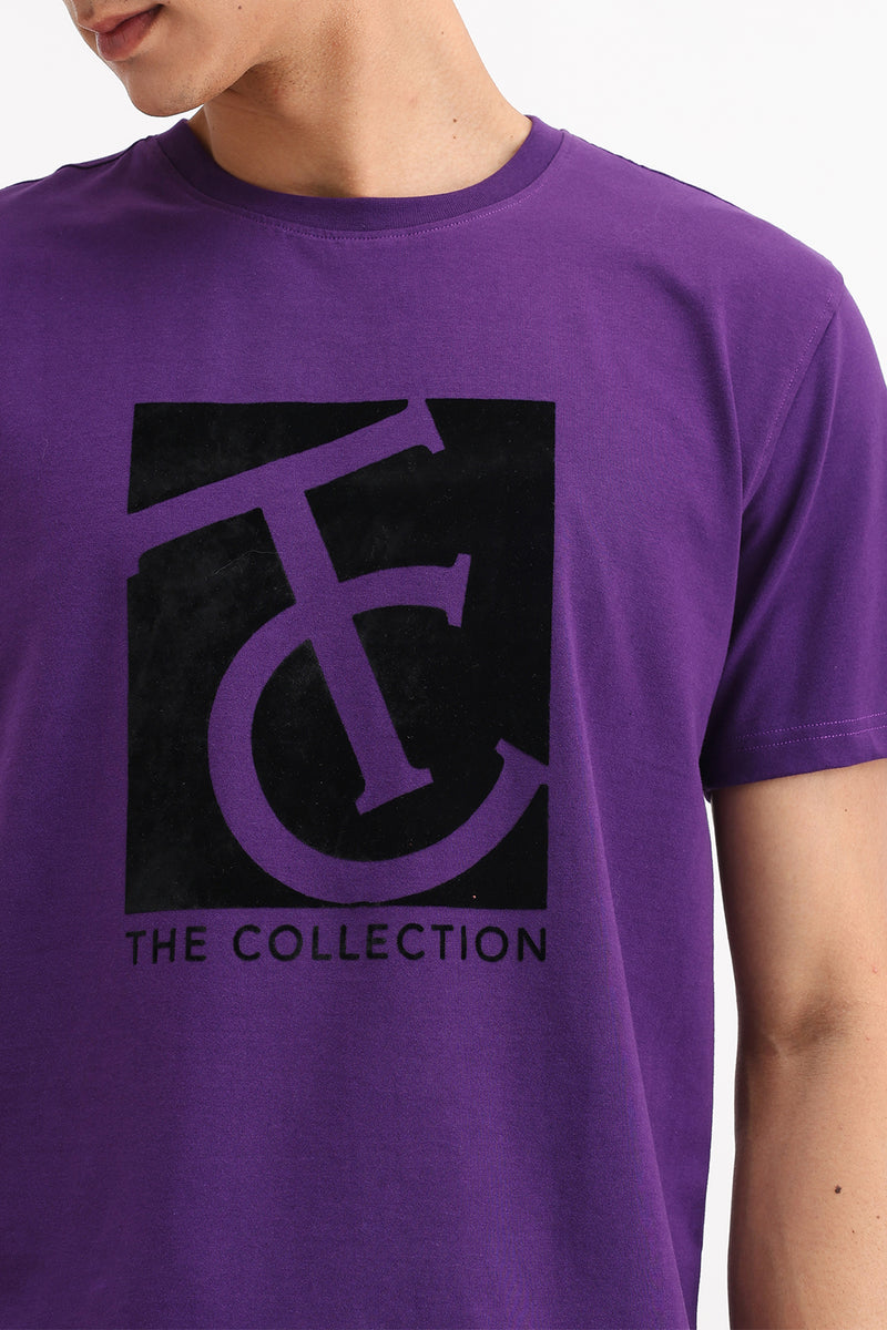VELVET PRINT T-SHIRT