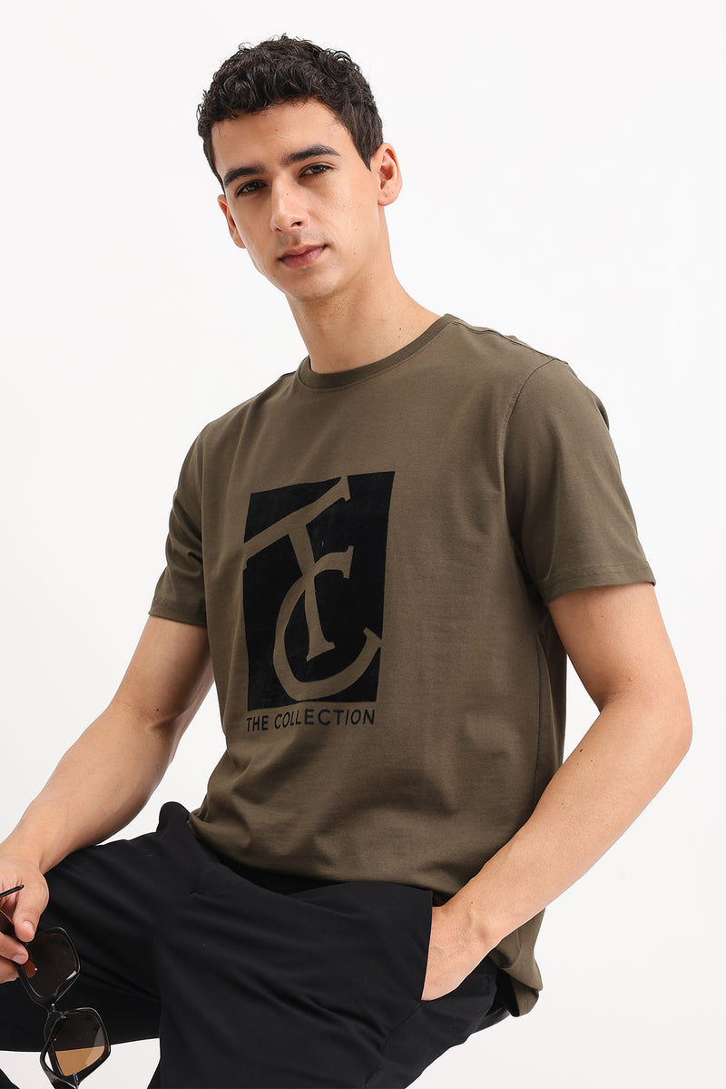 VELVET PRINT T-SHIRT