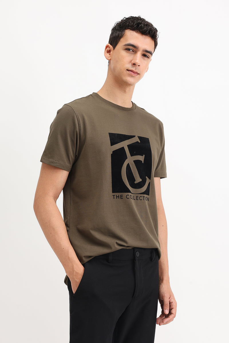 VELVET PRINT T-SHIRT