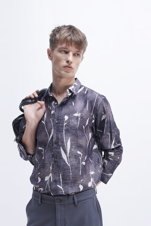 LEAF PRINTED SHIRT