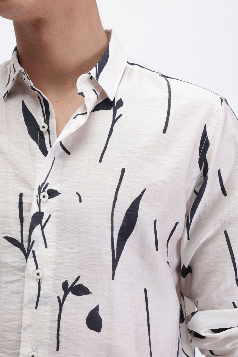 LEAF PRINTED SHIRT
