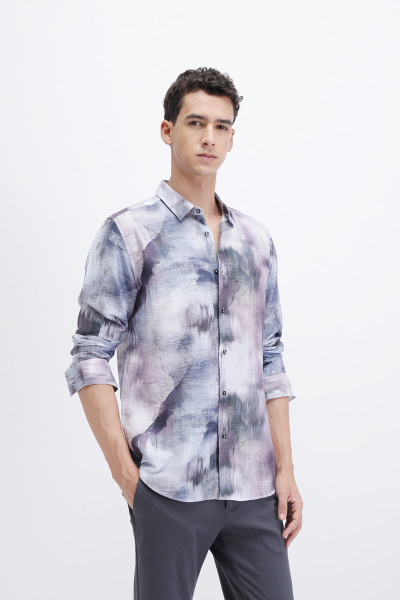 ABSTRACT PRINTED SHIRT