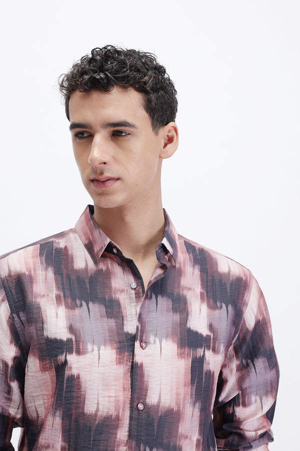 ABSTRACT PRINTED SHIRT
