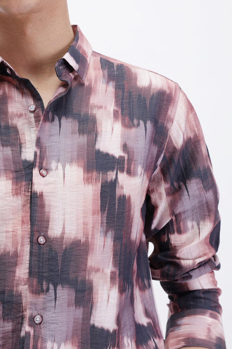 ABSTRACT PRINTED SHIRT