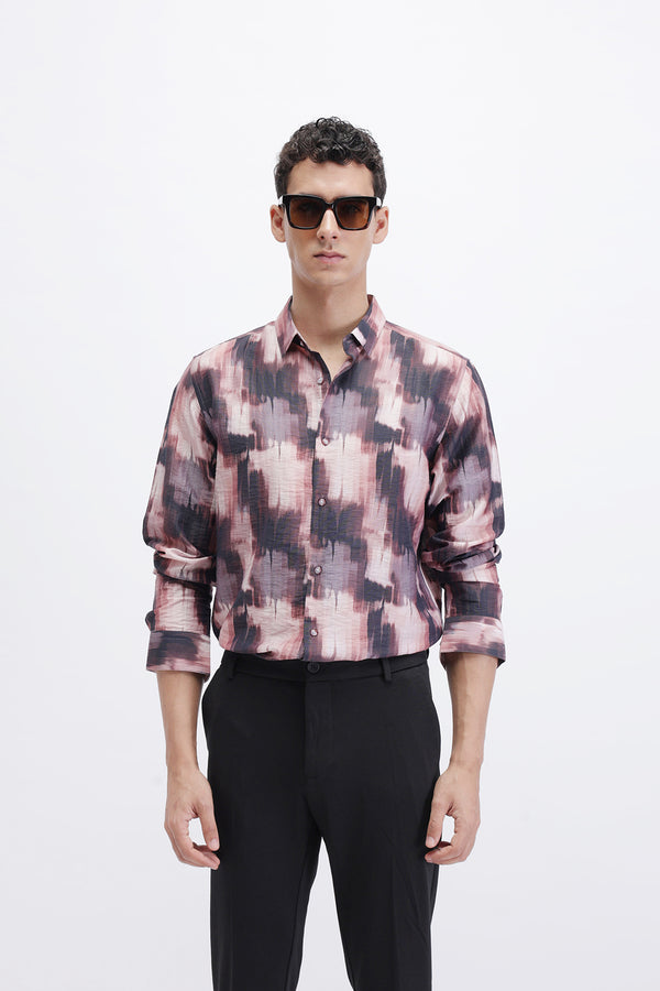 ABSTRACT PRINTED SHIRT