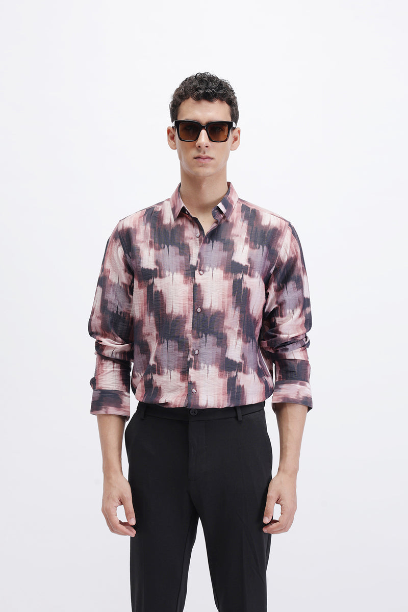 ABSTRACT PRINTED SHIRT