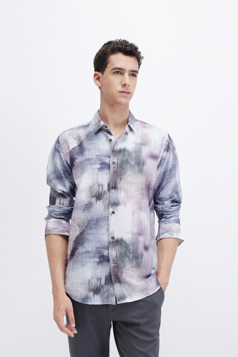 ABSTRACT PRINTED SHIRT