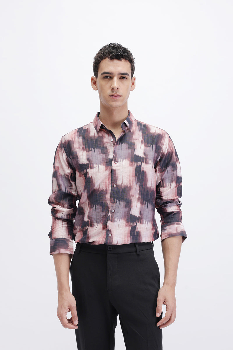 ABSTRACT PRINTED SHIRT