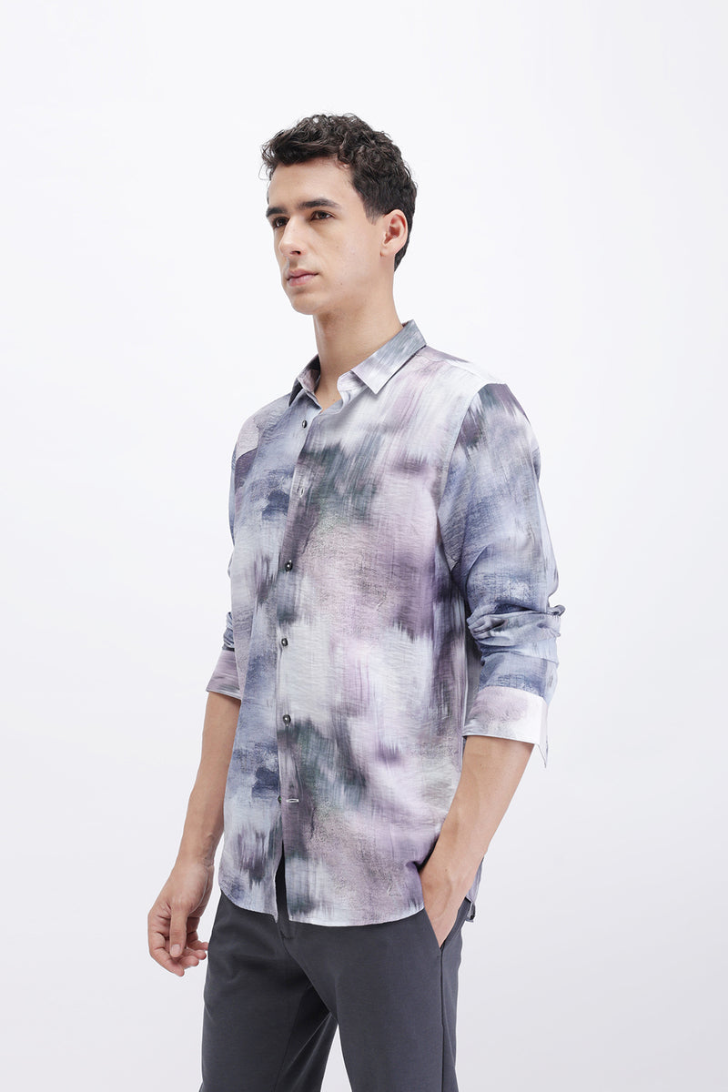 ABSTRACT PRINTED SHIRT