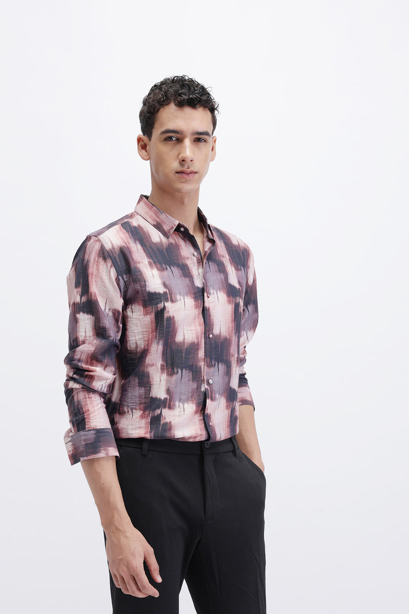 ABSTRACT PRINTED SHIRT