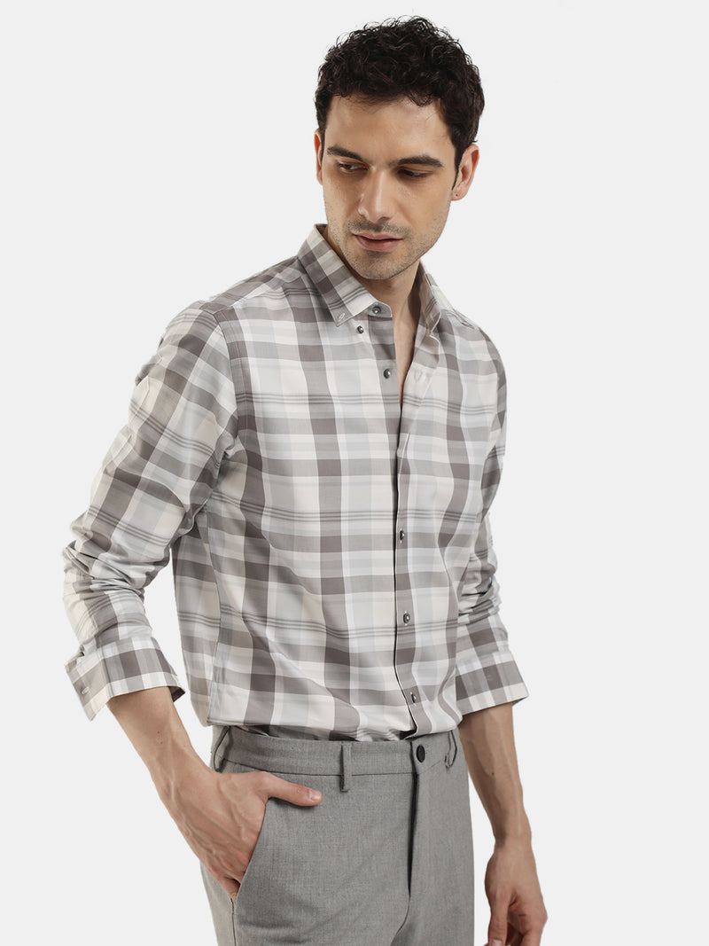 FULL SLEEVES CHECKED SHIRT